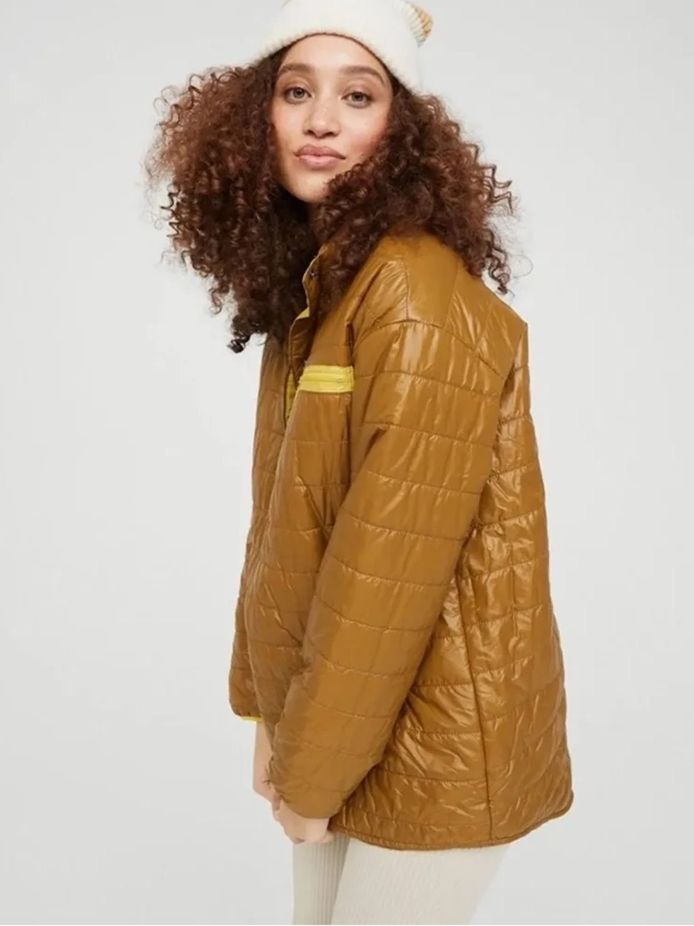 Aerie • Quilted Packable Pullover Jacket